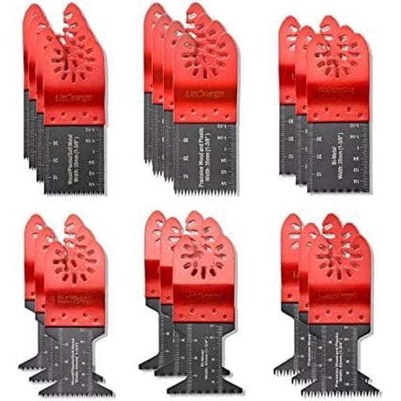 20 count Professional // Universal Multitool, Quick Release   Titanium Oscillating Multitool  for Hard Material