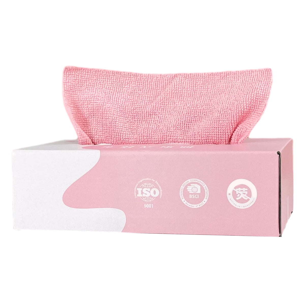 Pink. Shop Rags 20 count Rags In A Box- 7.8