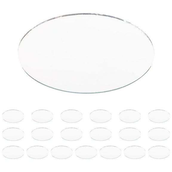 20 craft oval mirrors Oval Shaped Mirror Tiles Craft Mirror Tiles Decorative Mirror Tiles for DIY Crafts diy oval mirrors Projects craft mirrors round