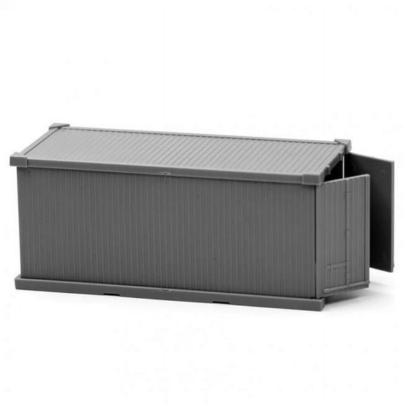 20 ft. Bones Black Shipping Container Miniatures & Miniature Games