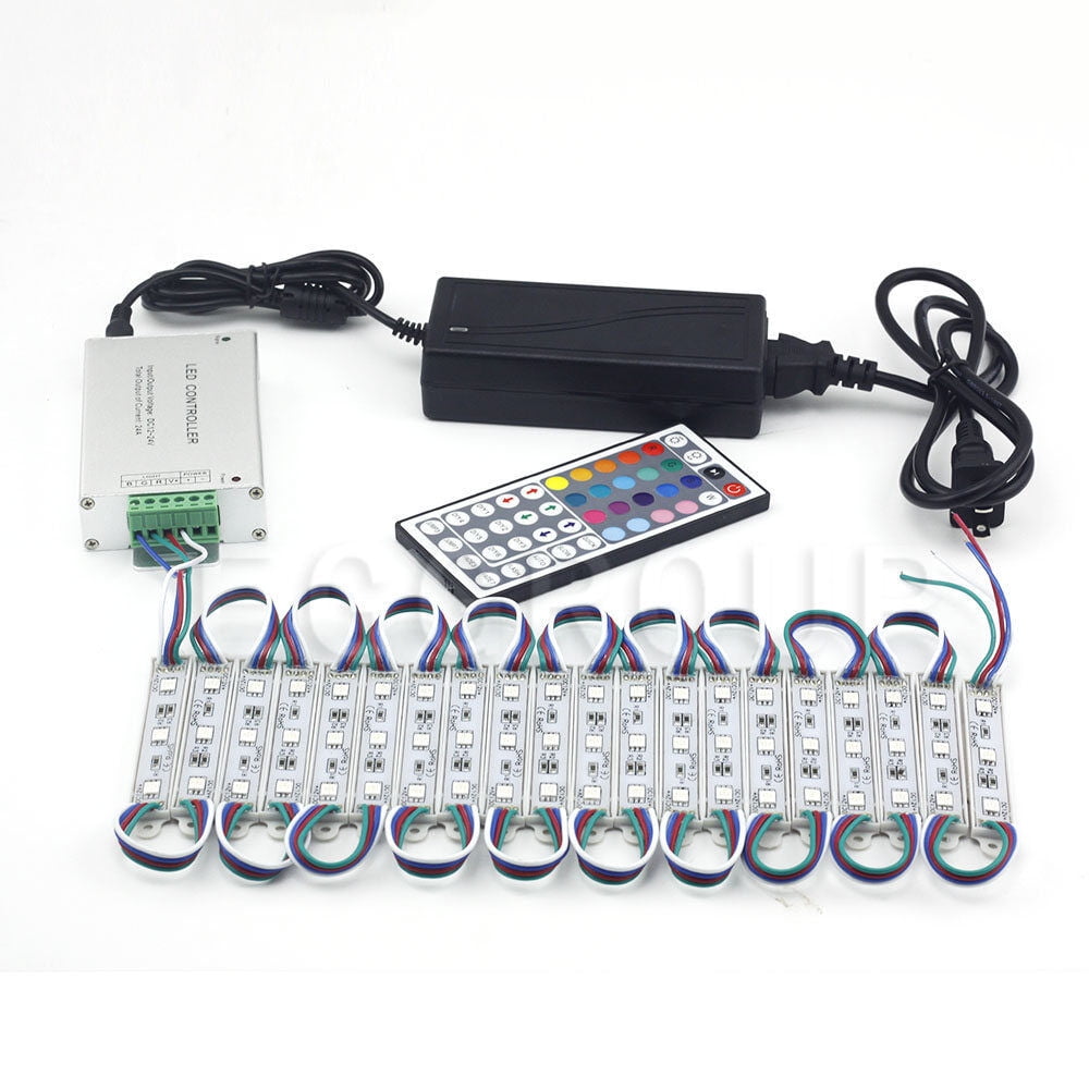 20' ft Multi-color Store Front LED Window Light Module with power ...
