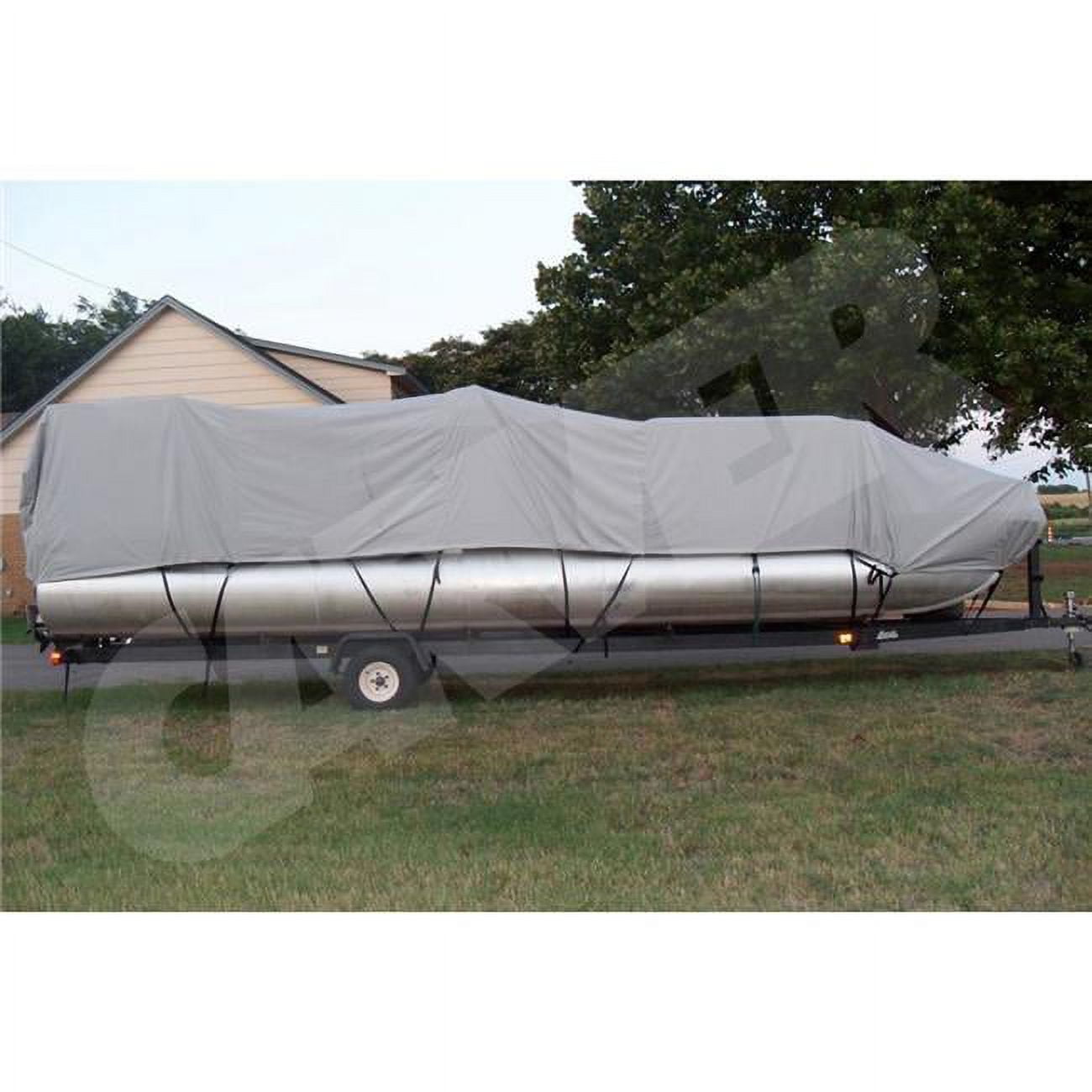 20 ft. Pontoons Boat Cover with Partially Enclosed Decks, Fold Down