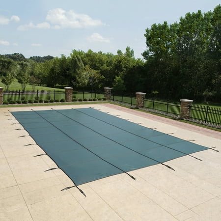 20-ft x 40-ft Blue Wave 18-Year Mesh In-Ground Pool Safety Cover - Green