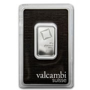 20 gram Platinum Bar - Valcambi In Assay