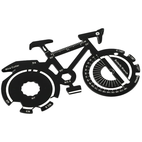 20-in-1 Bicycle Multitool Card Survival Gadgets Keychain Utility Pocket Tool