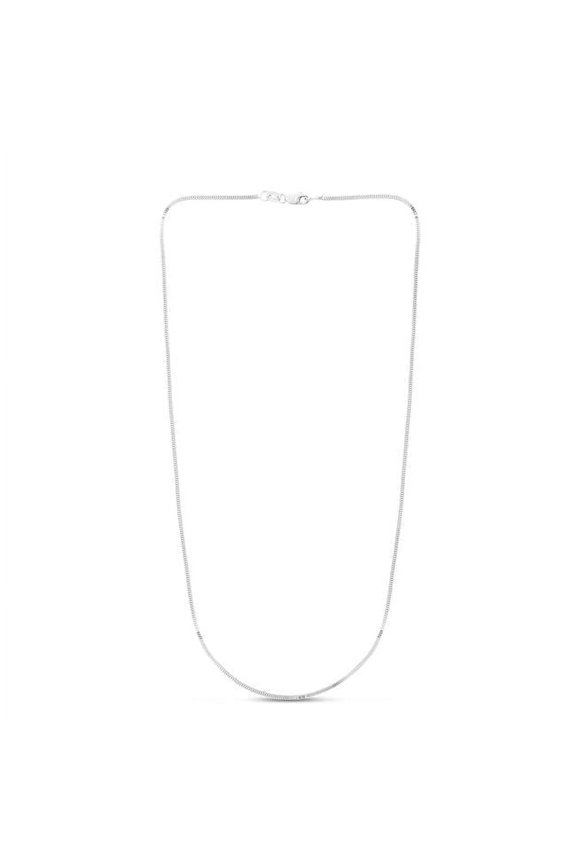 20 in. 14K White Gold Milano Chain with Lobster Clasp