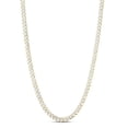 thumbnail image 1 of 20 in. 14K Yellow & White Gold Pave Miami Cuban Necklace with Box & Both Side Push Clasp, 1 of 1