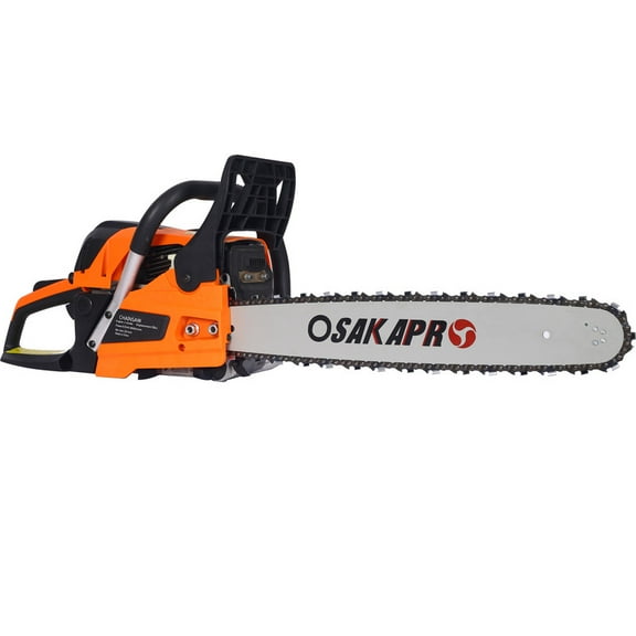20 in. 2-Stroke Chainsaw with Gas-Powered, 52cc Gasoline, 2.6HP Engine, EPA Compliant