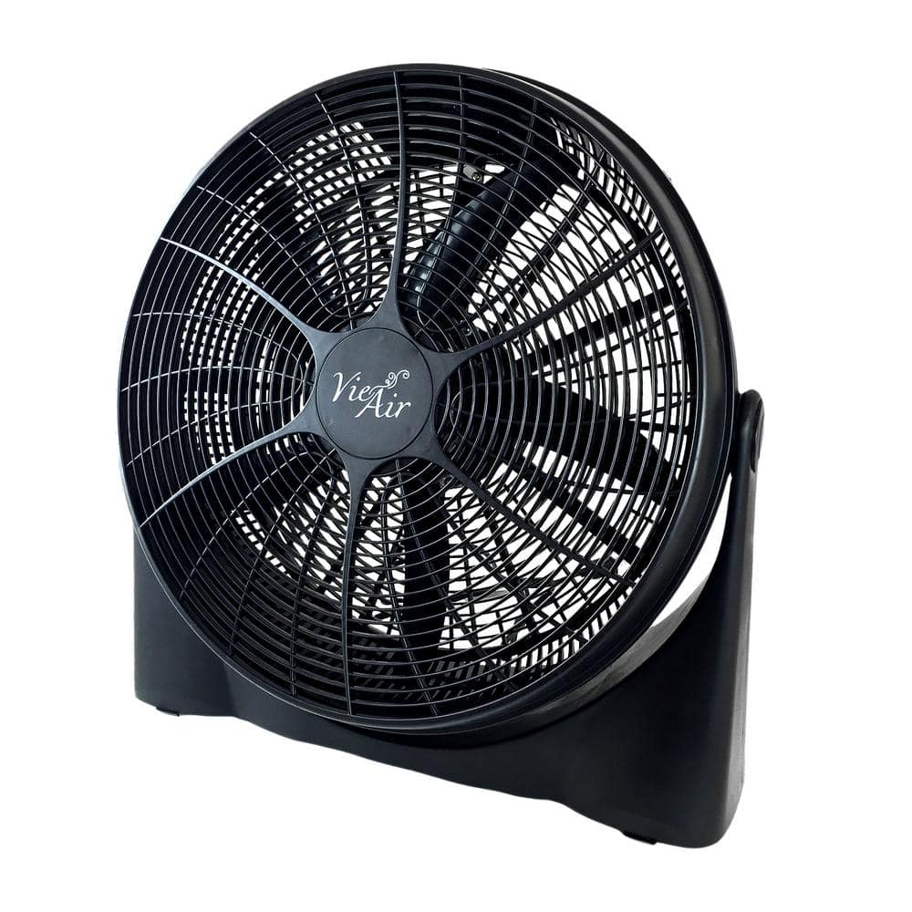 20 in. 3Speed Ultra Lightweight HighVelocity Turbo Floor Fan with 5