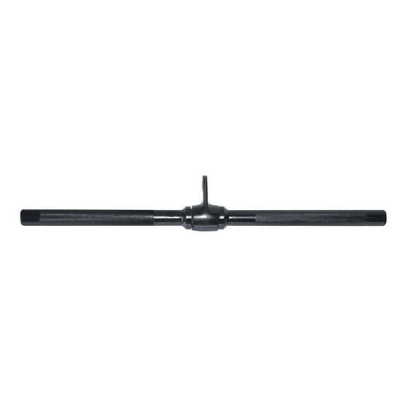 20 in. Black & Chrome Cable Straight Bar