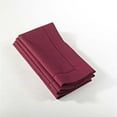 thumbnail image 1 of 20 in. Everyday Square Hemstitched Dinner Napkin - Burgundy, Set of 4, 1 of 1