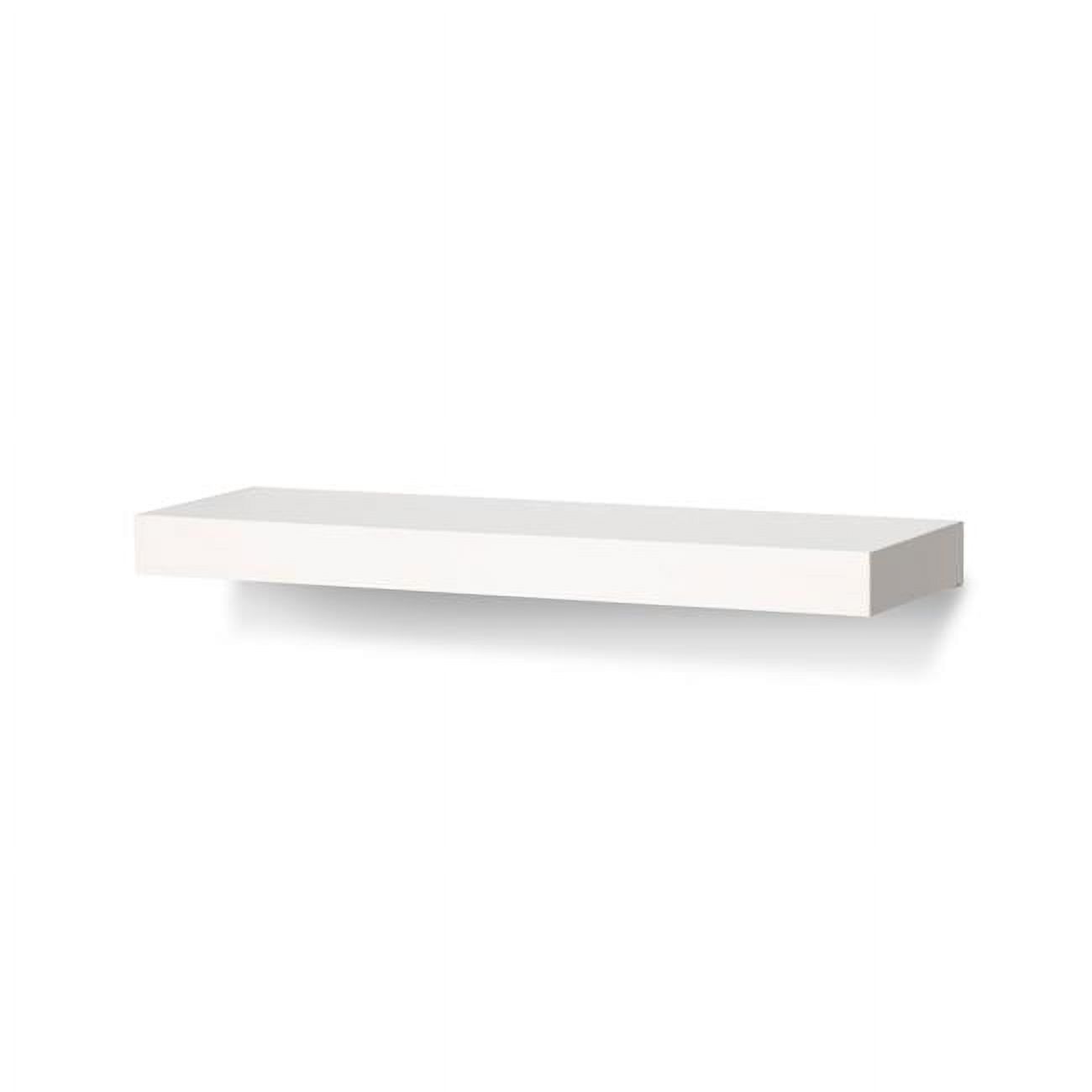 20 in. Mini Avalon Floating shelf, White