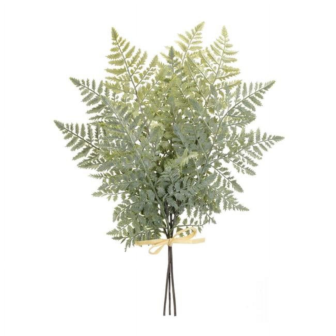 20" Green Plastic Fern Foliage Bundle Set