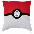 thumbnail image 1 of 20 in. Pokeball Woven Jacquard Pillow, Red & White, 1 of 1