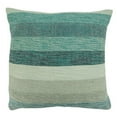 thumbnail image 1 of 20 in. Poly Filled Striped Throw Square Pillow, Aqua, 1 of 1