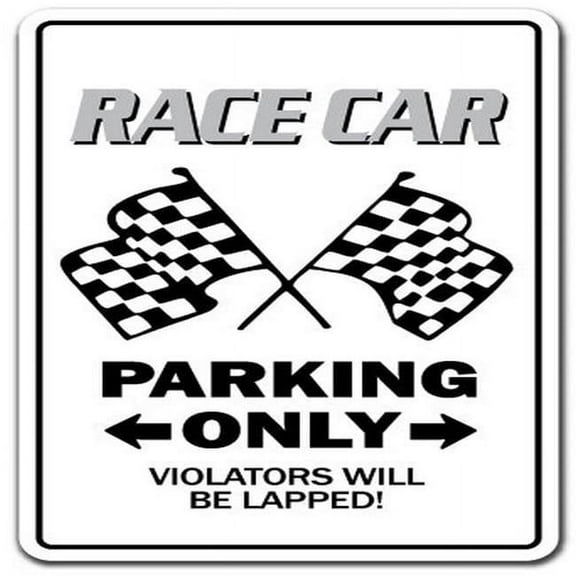20 in. Race Car Sign - Racing Drag Strip Midget Auto Nascar Driver Track