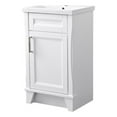 thumbnail image 1 of 20 in. Single Sink Vanity in White Finish with White Ceramic Sink Top, 1 of 6