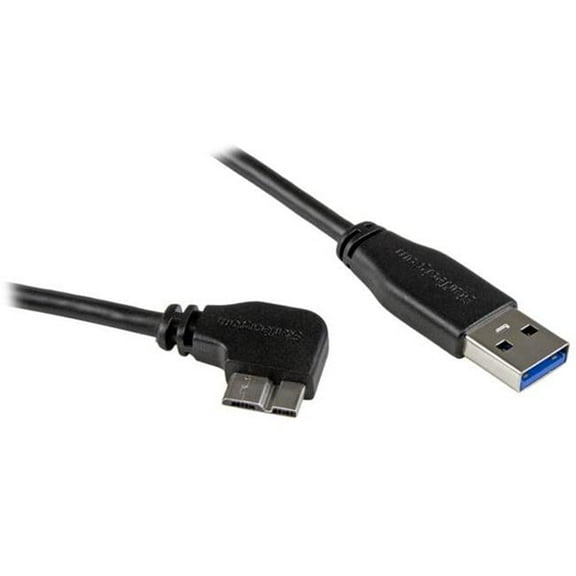 20 in. Slim Micro USB 3.0 Cable - Right-Angle