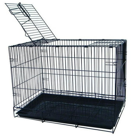 20 in. Small Animal, Dog Kennel Cage - Black