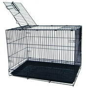 20 in. Small Animal, Dog Kennel Cage - Black