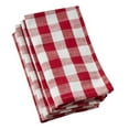 thumbnail image 1 of 20 in. Square Table Napkins with Gingham Design - Red, Set of 4, 1 of 1