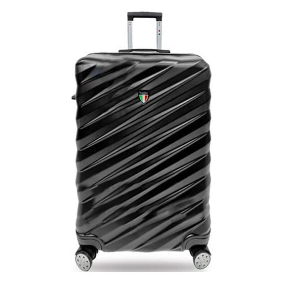 20 in. Storto T0324 ABS Carry-On Luggage, Black