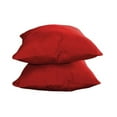 thumbnail image 1 of 20 in. Sunbrella Designer Fabric Decorative Pillows, Canvas Jockey Red - Pack of 2, 1 of 1