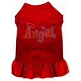 thumbnail image 1 of 20 in. Technicolor Angel Rhinestone Pet Dress, Red - 3XL, 1 of 1