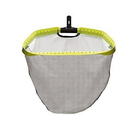 20 in. Tsunami Leaf Rake with Fine Mesh Bag - Yellow