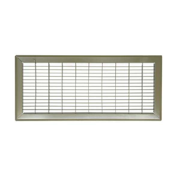 20 in. Wide x 08 in. High Rectangular Floor Return Air Grille of Steel for Duct Opening 20 in. W x 08 in. H- Free 2-3 Business Day Delivery