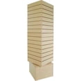 thumbnail image 1 of 20 in. X 20 in. X 60 in. Slatwall Rotating Tower Unit, Maple, 1 of 1