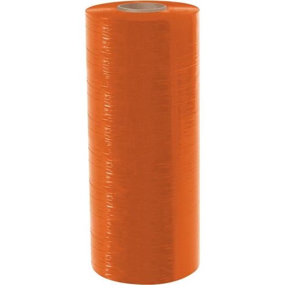20 in. X 6000 ft. 80 Gauge Orange Cast Machine Stretch Film