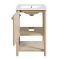 thumbnail image 1 of 20-inch Bathroom Vanity with Ceramic Sink, Freestanding Single Vanity Set with Soft Closing Door,  French Style., 1 of 23
