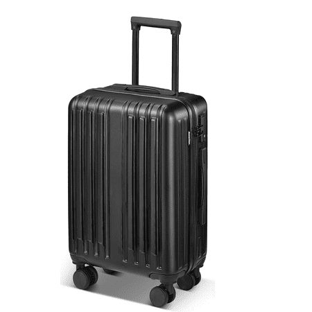 20 inch Carry on Luggage with Wheels Hardside Carry-on Suitcase for Airplane Business,Black