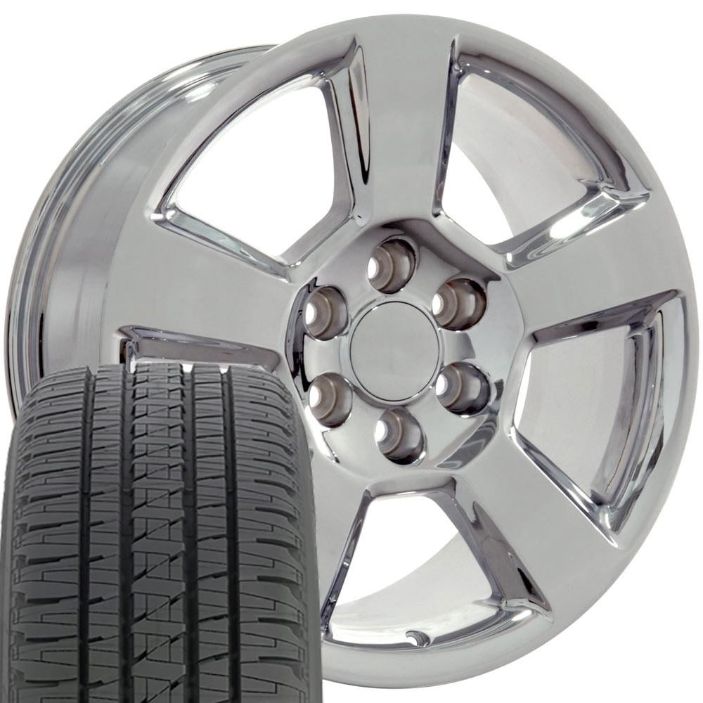 OE Wheels CV76 20 Inch Rims and Tires Fit Tahoe Style 6x139.7 20x9 ...