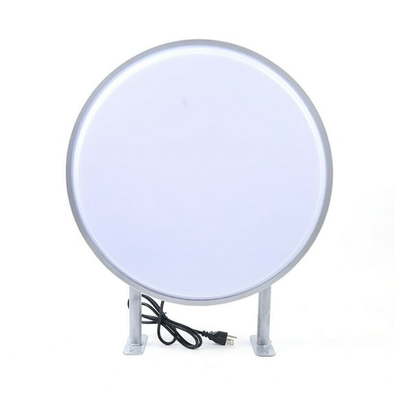 20 inch Double Sided Outdoor Round Illuminated Projecting Light Box Sign LED