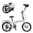 thumbnail image 1 of 20 inch Folding Bike with 7 Speed Gears Foldable Bicycle Adjustable Seat MTB Bicycle, 1 of 14