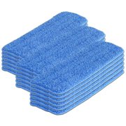 ™ 20 inch Microfiber Mop Pads - Machine Washable, Reusable, Refills & Replacement Wet Mop Heads Compatible with Any Microfiber Flat Mop System (18 Pack)