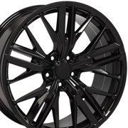 20 inch Rim 2010-2018 Chevy Camaro (Rear) ZL1 Style Black 20x9.5 Aluminum Wheel Direct Fit