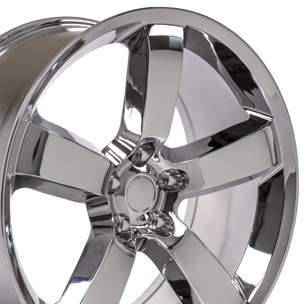 20x8 Inch Gloss Black Aluminum Alloy Wheel – Direct Fit For 2015-2018 Dodge Charger & Challenger, 5x115mm Bolt Pattern