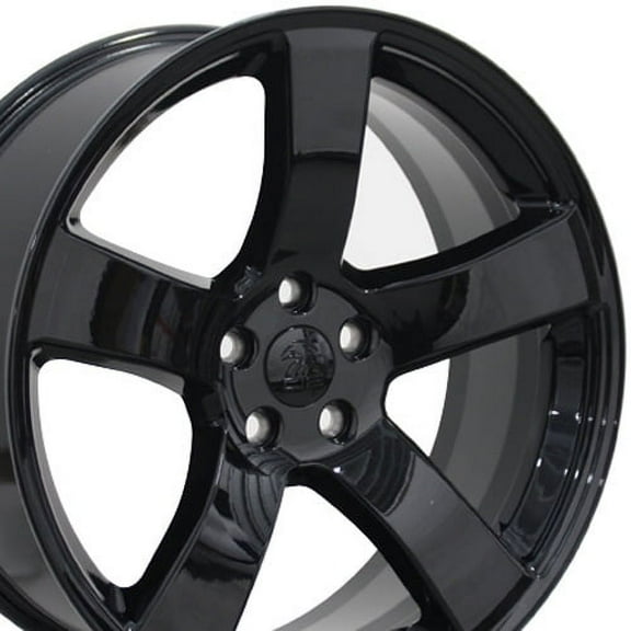 20 inch Rim fits 06-21 Dodge Charger Black Aluminum Wheel Direct Fit