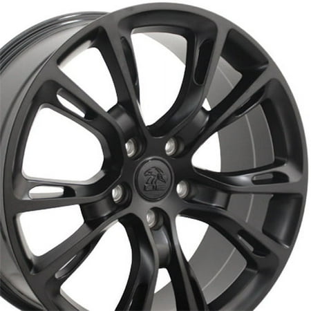 20 inch Rim fits 1999-2018 Jeep Grand Cherokee Style 20x8.5 Satin Black Direct Fit