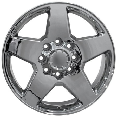 20 inch Rim fits 2002-2006 Chevrolet Silverado 1500 HD Polished 20x8.5 Aluminum Wheel Direct Fit
