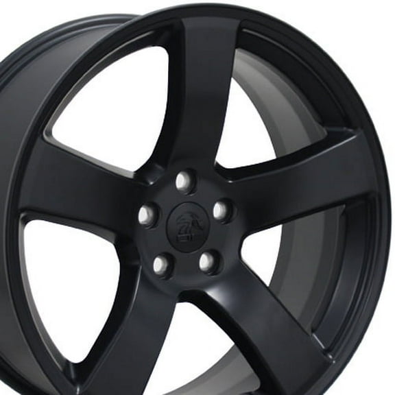 20 inch Rim fits 2006-2018 Dodge Charger Style Satin Black 20x8 Wheel Direct Fit