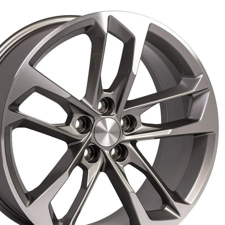 20 inch Rim fits 2010-2021 Chevy Camaro Gunmetal 20x8.5 Aluminum Wheel Direct Fit