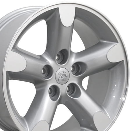 20 inch Rim fits 2011-2018 Dodge RAM Style Silver Machined 20x9 Aluminum Wheel Direct Fit
