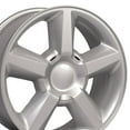 thumbnail image 1 of 20 inch Rim fits 95-19 Chevrolet Tahoe Silver Aluminum Wheel Direct Fit, 1 of 4