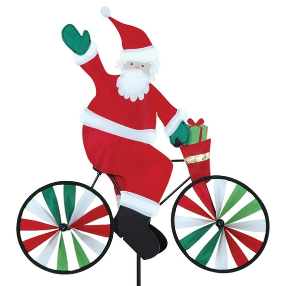 20 inch Santa Bicycle Spinner