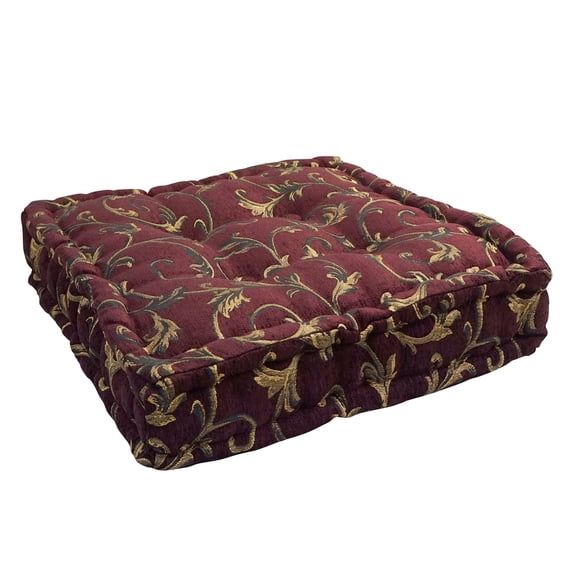20-inch Square Floor Pillow with 4 Buttons 20-SQ-MS-TL