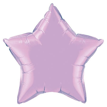 20 inch Star - Pearl Lavender Foil Mylar Balloon - Party Supplies Decorations